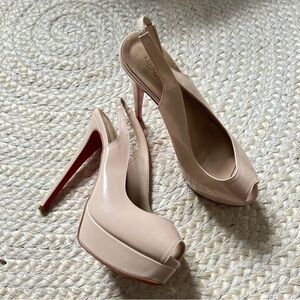 Women's Blush Slingback Heels